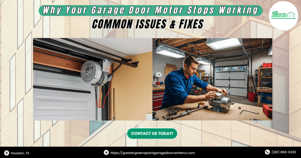 Garage Door Motor Stops Working