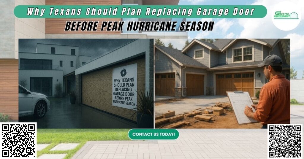 Why Texans Should Plan Replacing Garage Door Before Peak Hurricane Season - Greater Greenspoint Garage Door Center Co.