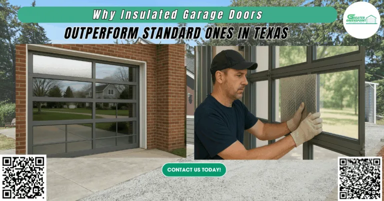 Why Insulated Garage Doors Outperform Standard Ones in Texas - Greater Greenspoint Garage Door Center Co.