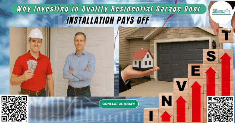Why Investing in Quality Residential Garage Door Installation Pays Off - Greater Greenspoint Garage Door Center Co.