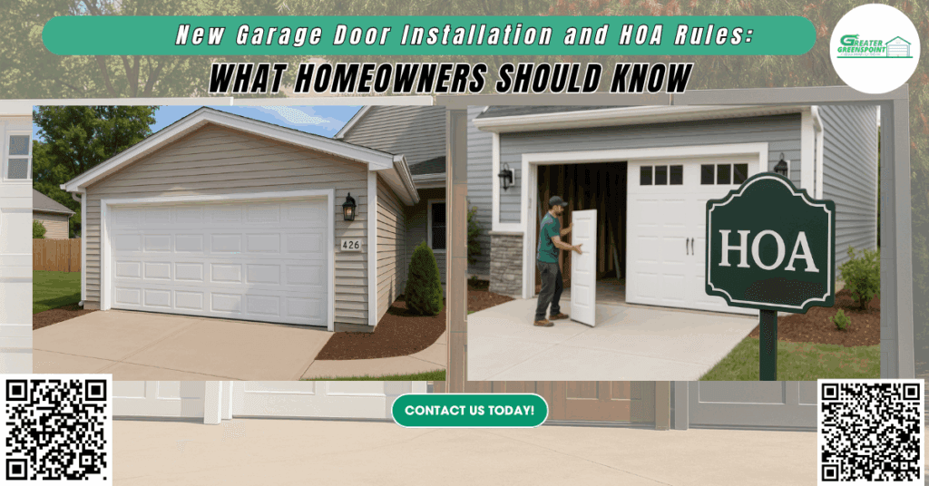 New Garage Door Installation and HOA Rules: What Homeowners Should Know - Greater Greenspoint Garage Door Center Co.