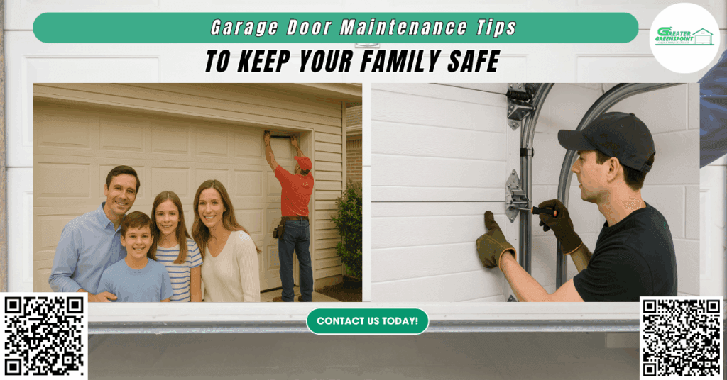 Garage Door Maintenance Tips to Keep Your Family Safe - Greater Greenspoint Garage Door Center Co.