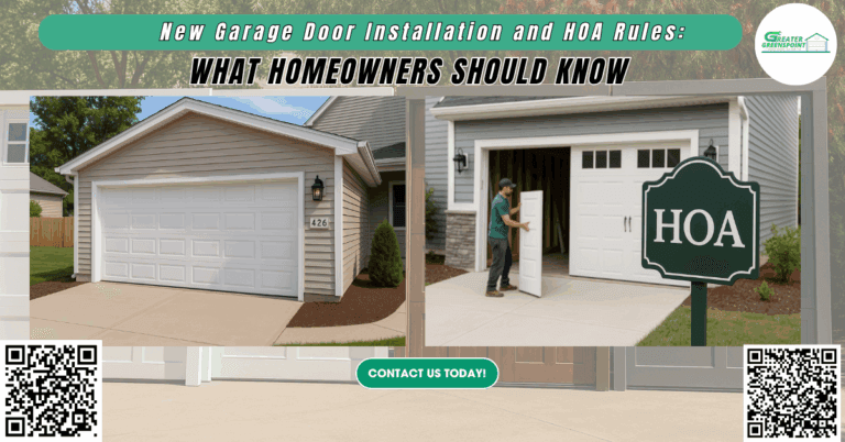 New Garage Door Installation and HOA Rules: What Homeowners Should Know - Greater Greenspoint Garage Door Center Co.