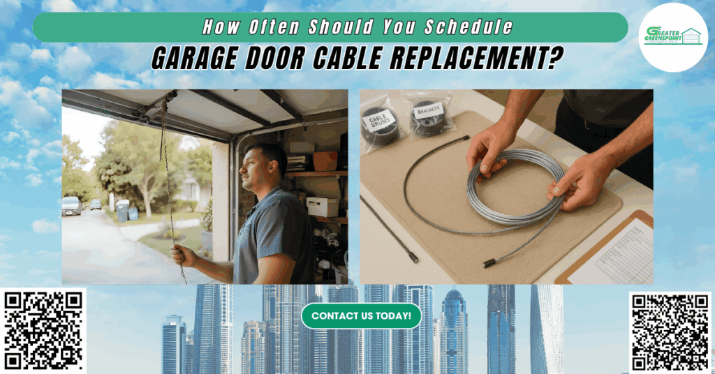 How Often Should You Schedule Garage Door Cable Replacement? - Greater Greenspoint Garage Door Center Co.