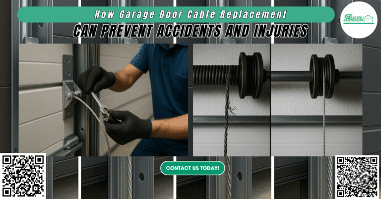 How Garage Door Cable Replacement Can Prevent Accidents and Injuries - Greater Greenspoint Garage Door Center Co.