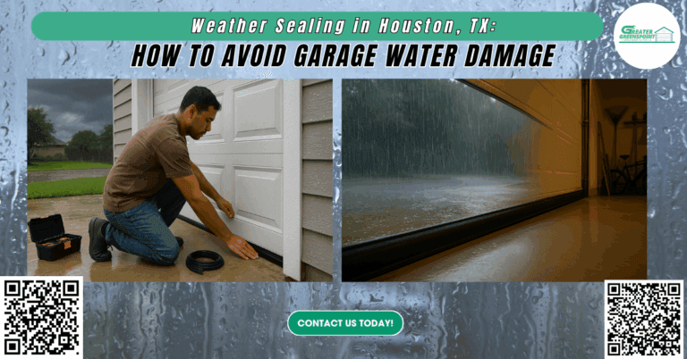 Weather Sealing in Houston, TX: How to Avoid Garage Water Damage - Greater Greenspoint Garage Door Center Co.