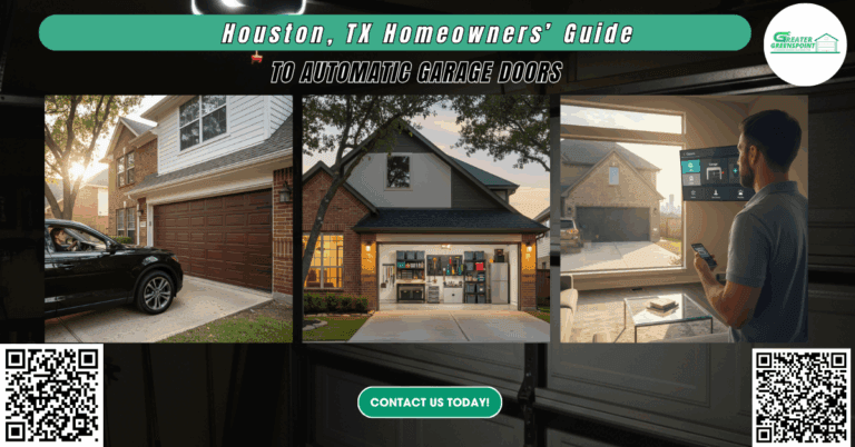 Houston, TX Homeowners' Guide to Automatic Garage Doors - Greater Greenspoint Garage Door Center Co.